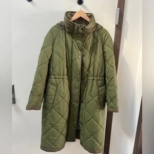 Burberry Quilted Shell Coat